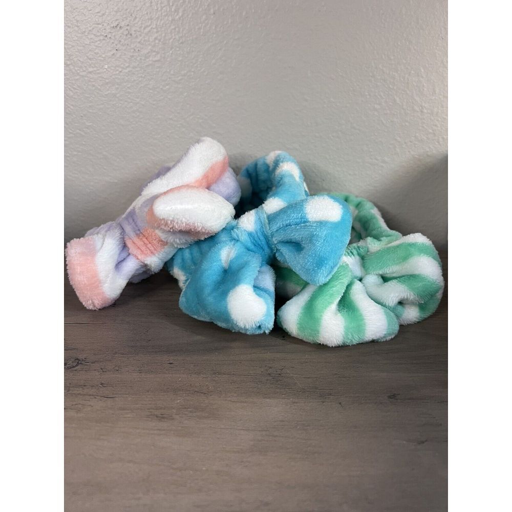 3 Spa Headband,Makeup Headband, Bow Headband for Washing Face, Teen Girls Fuzzy‎